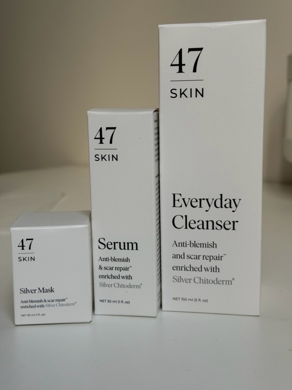 Skincare set from 47 Skin